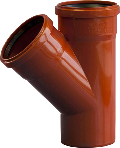 Изображение товара Тройник наружной канализации Политэк ТПК 160/110/45