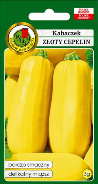 Изображение товара Семена PNOS Цуккини Золотой Цепелин (3г)