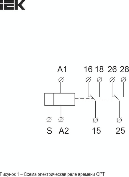 Изображение товара Реле времени IEK ORT-2T-AC230V