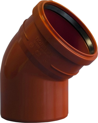 Изображение товара Отвод наружной канализации Политэк ТПК 200/45