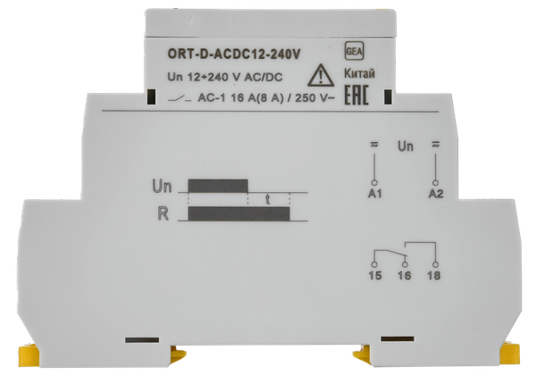Изображение товара Реле времени IEK ORT-D-ACDC12-240V