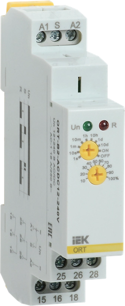 Изображение товара Реле времени IEK ORT-B2-ACDC12-240V