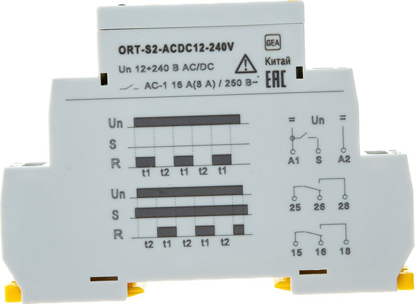 Изображение товара Реле времени IEK ORT-S2-ACDC12-240V