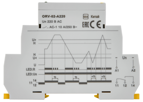 Изображение товара Реле напряжения IEK ORV-02-A220