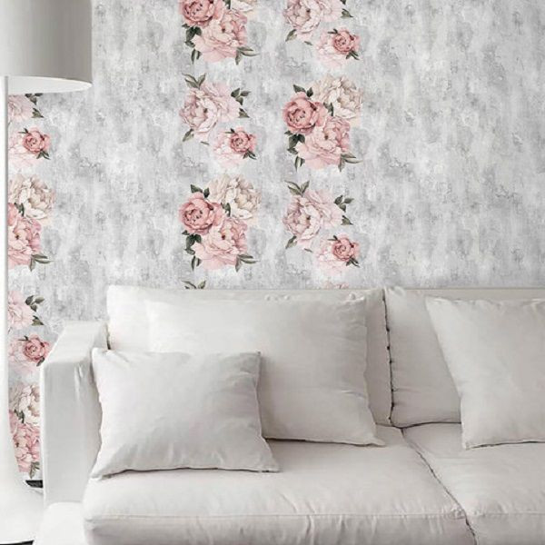 Изображение товара Панель ПВХ Декоруст Стандарт New Пионовая нежность фон-651/1 (2700x250x7мм)