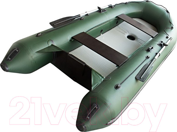 Изображение товара Надувная лодка Муссон 3400 Airdeck Киль (зеленый)