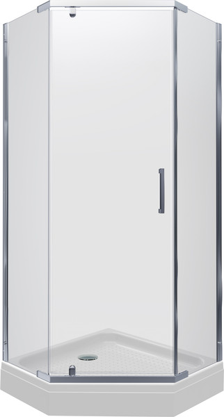 Изображение товара Душевой уголок Triton Дека 100x100 (хром, с поддоном)