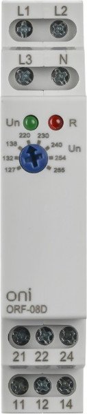 Изображение товара Реле контроля фаз ONI ORF-08D-127-265VAC