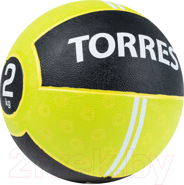 Изображение товара Медицинбол Torres AL00232 (2кг, салатовый/черный)