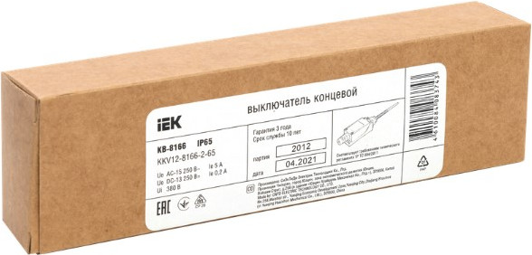 Изображение товара Выключатель концевой IEK KKV12-8166-2-65