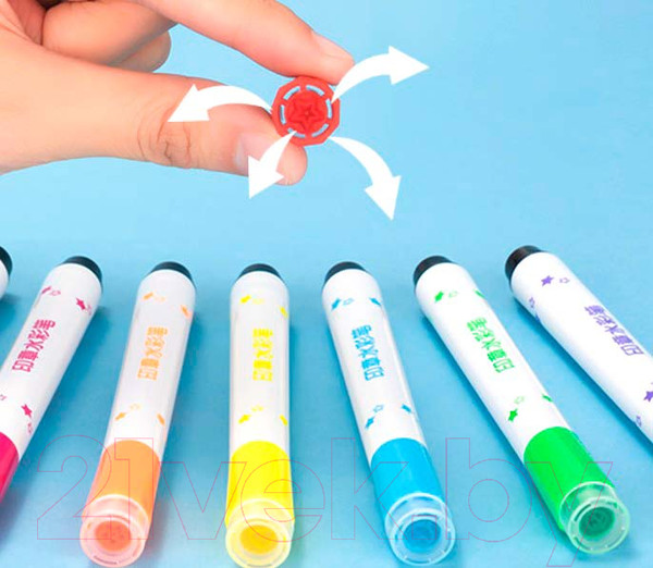 Изображение товара Фломастер-штамп Deli HM65324 (24шт)