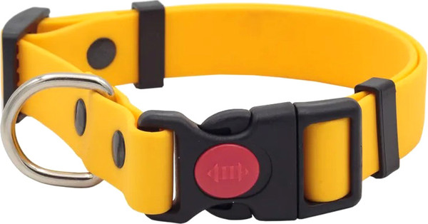 Изображение товара Ошейник КАСКАД Из биотана с фастексом / 30120401-04 (матовый, желтый)