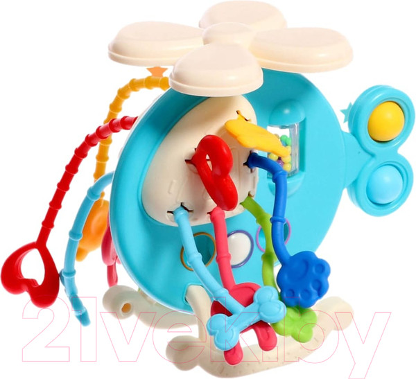 Изображение товара Развивающая игрушка Sima-Land Вертолетик BWL-11Y(W) / 10639144 (голубой)