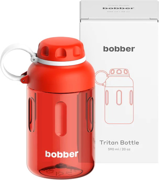 Изображение товара Бутылка для воды Bobber Tritan Bottle-590 Cayenne (красный)