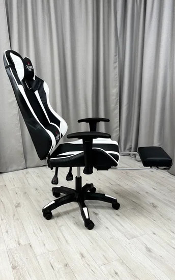 Изображение товара Кресло геймерское Calviano 1585 (черный/белый)