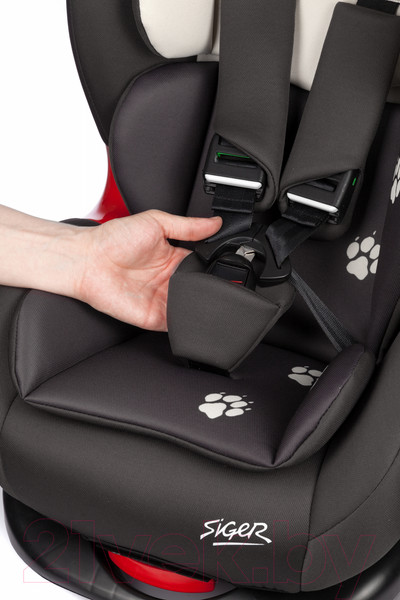 Изображение товара Автокресло Siger Кокон Isofix lux / KRES4015 (серый/бежевый)