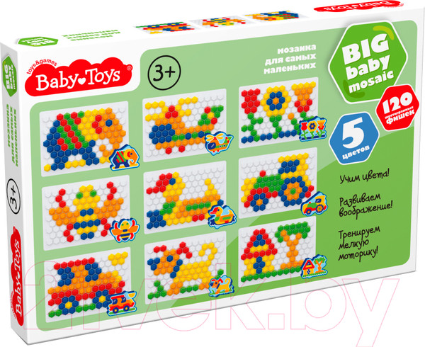 Изображение товара Развивающая игра Baby Toys Мозаика шестигранная / 05023