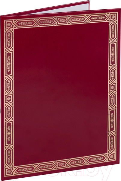 Изображение товара Папка адресная Staff Рамка / 121919 (бордовый)