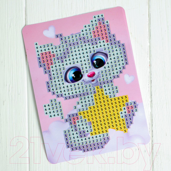 Изображение товара Набор для творчества Школа талантов Алмазная вышивка на шкатулке. Котенок со звездой / 4725213