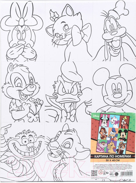 Изображение товара Картина по номерам Disney Дисней / 10515244