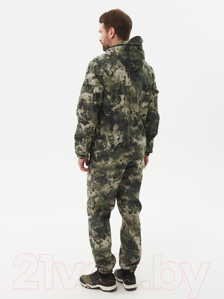 Изображение товара Костюм для охоты и рыбалки Huntsman Стрелок Антимоскит Летний Зеленый питон Сорочка Смесовая (р. 60-62/182-188)