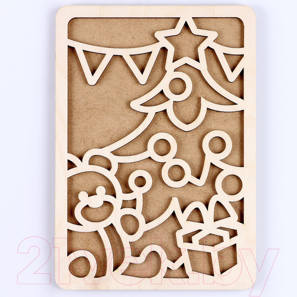 Изображение товара Набор для творчества Лесная мастерская Пластилиновые картинки. Новый год! Новогодняя елка / 10225143