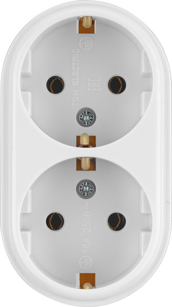Изображение товара Розетка TDM Двойная SQ1806-0531