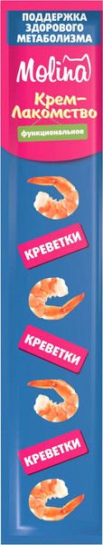 Изображение товара Лакомство для кошек Molina Поддержка здорового метаболизма / 74099 (48г)