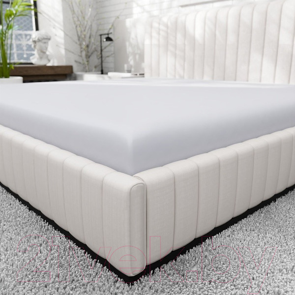 Изображение товара Простыня Этель 10624048 (светло-серый)