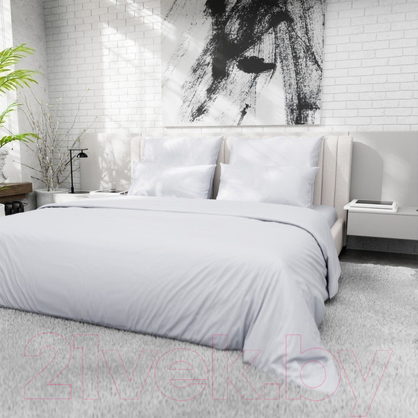 Изображение товара Простыня Этель 10624048 (светло-серый)