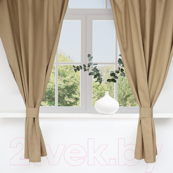 Изображение товара Комплект штор Этель Kitchen / 10472176 (150x180, бежевый)