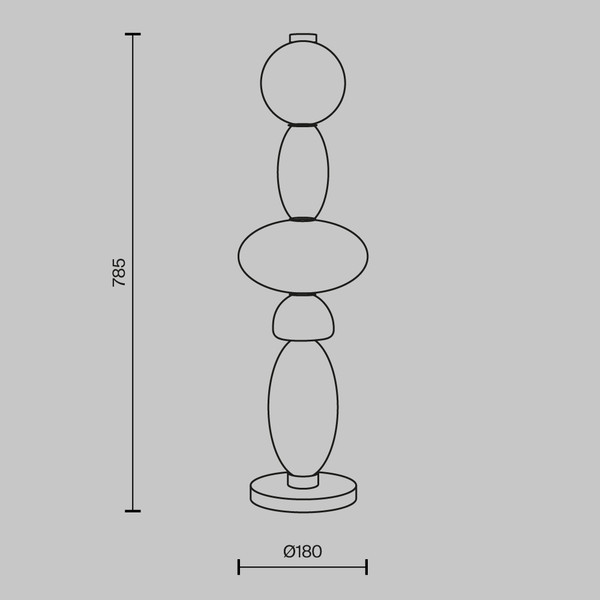 Изображение товара Декоративное освещение Maytoni Modern MOD297TL-L24BS3K