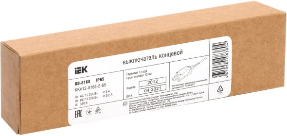 Изображение товара Выключатель концевой IEK KKV12-8168-2-65