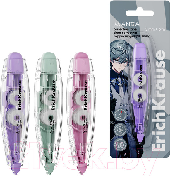 Изображение товара Корректор для текста Erich Krause Spin Manga / 61932