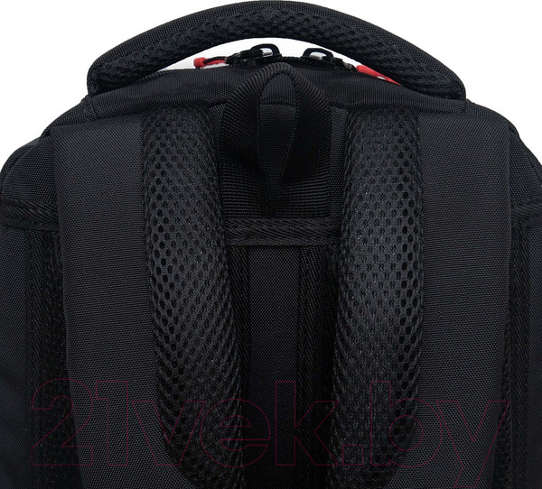 Изображение товара Школьный рюкзак Grizzly RB-452-7 (черный/красный)