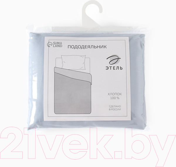 Изображение товара Пододеяльник Этель 10624052 (150x220, голубой)