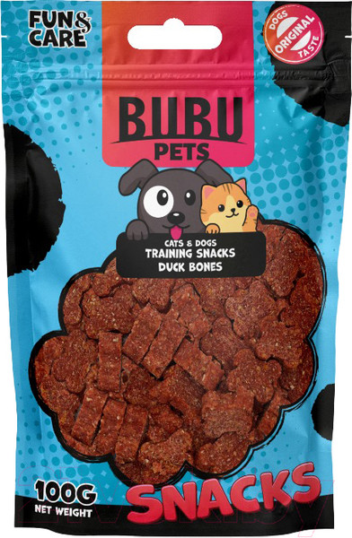 Изображение товара Лакомство для животных Bubu Pets Косточки для дрессировки, утка / PS0069 (100г)