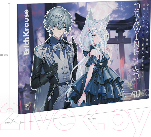 Изображение товара Альбом для рисования Erich Krause Manga / 61479