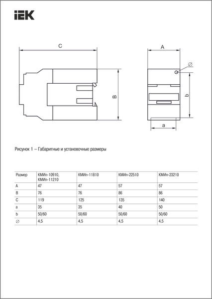 Изображение товара Контактор IEK KMD21-032-024-10