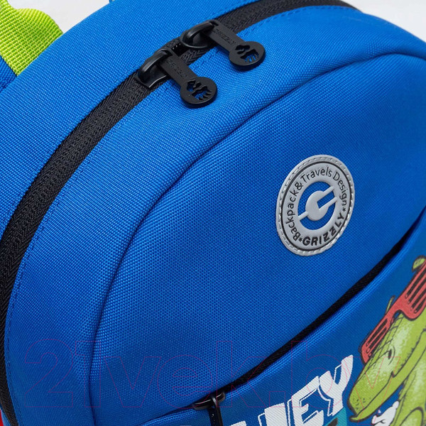 Изображение товара Детский рюкзак Grizzly RK-477-3 (синий)