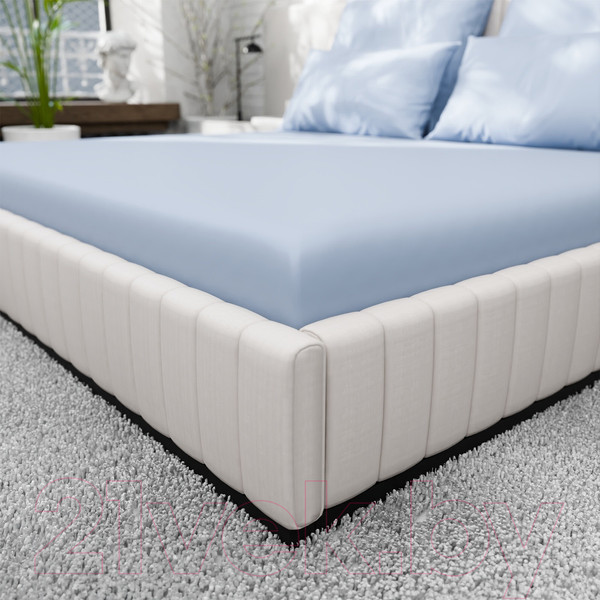 Изображение товара Простыня Этель 10624058 (голубой)