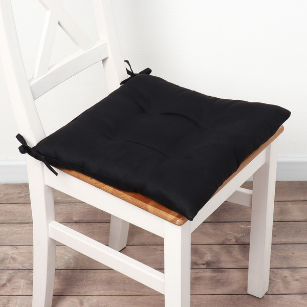 Изображение товара Подушка на стул Этель Home / 10472193 (42x42, черный)