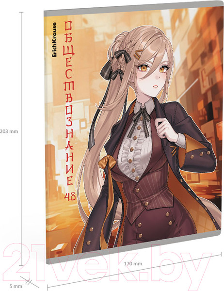 Изображение товара Тетрадь предметная Erich Krause Manga Обществознание / 59545