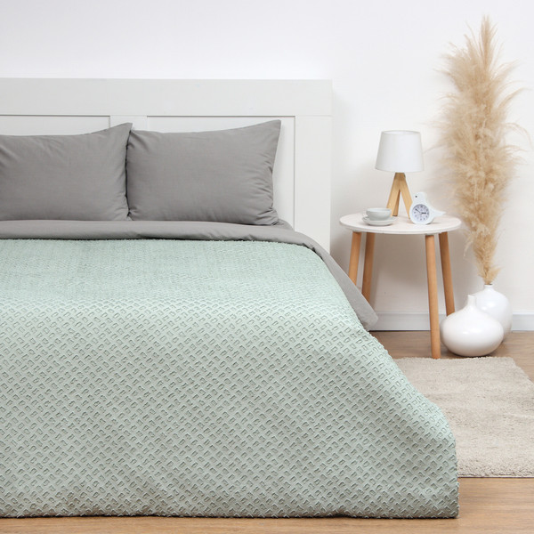 Изображение товара Покрывало Love Life Tufting. Квадрат / 10612638 (150x220, зеленый)