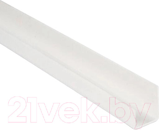 Изображение товара Профиль для стеновой панели Ideal Ламини L 8мм 001-0 Белый глянцевый (3м)