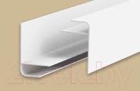 Изображение товара Профиль для стеновой панели Ideal Ламини F 8мм 001 Белый (3м)