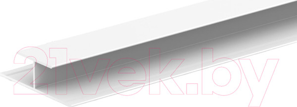 Изображение товара Профиль для стеновой панели Ideal Ламини Стыковочный 8мм 001-0 Белый глянцевый (3м)