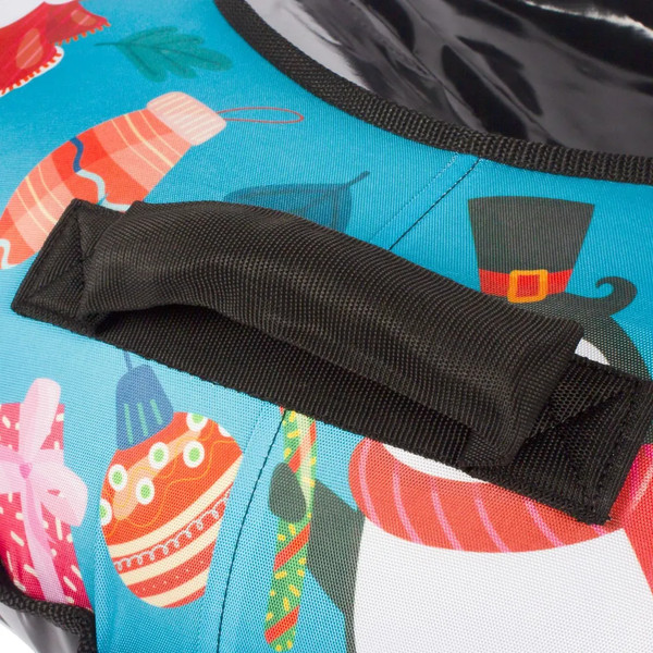 Изображение товара Тюбинг-ватрушка Snowstorm BZ-80 Cristmass / W112860 (80см, бирюзовый/черный)