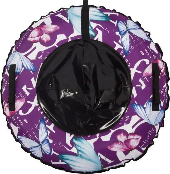 Изображение товара Тюбинг-ватрушка Snowstorm BZ-100 Butterfly V3 / W113186 (100см, розовый/черный)