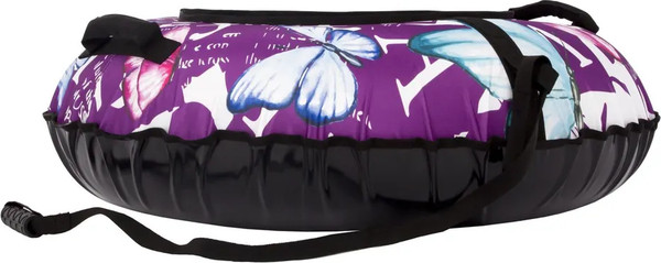 Изображение товара Тюбинг-ватрушка Snowstorm BZ-100 Butterfly V3 / W113186 (100см, розовый/черный)
